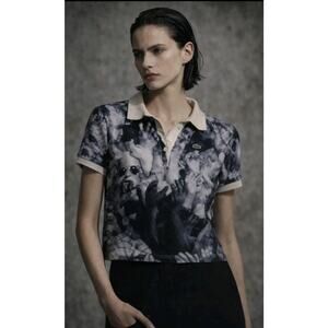 Visionaire x Lacoste Michael Stipe Photo Print Polo Size 36 XS Archival Y2K